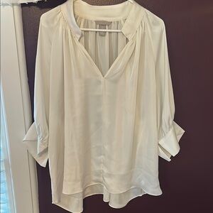 Elegant Cream Women's Blouse